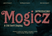 Mogicz Font - Featured Image