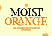 Moist Orange Font - Featured Image
