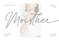 Moisther Font - Featured Image