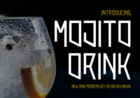 Mojito Drink Font - Featured Image
