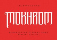 Mokhrom Font - Featured Image