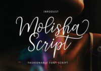 Molisha Script Font - Featured Image