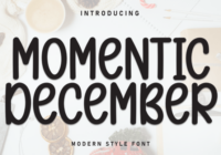 Momentic December Font - Featured Image