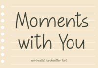 Moments with You Font - Featured Image