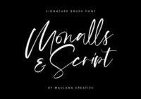 Monalls Font - Featured Image