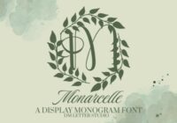 Monarcelle Monogram Font - Featured Image