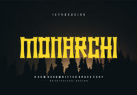 Monarchi Font - Featured Image