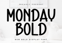 Monday Bold Font - Featured Image