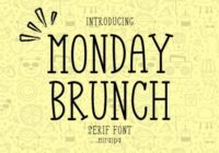 Monday Brunch Font - Featured Image