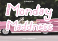 Monday Maddness Font - Featured Image