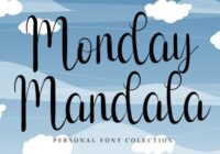 Monday Mandala Font - Featured Image