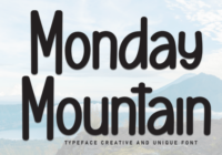 Monday Mountain Font - Featured Image
