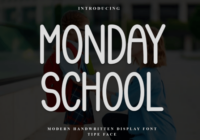 Monday School Font - Featured Image
