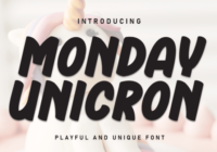 Monday Unicron Font - Featured Image