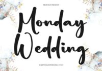 Monday Wedding Font - Featured Image