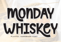 Monday Whiskey Font - Featured Image