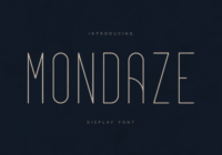Mondaze Font - Featured Image