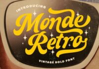 Monde Retro Font - Featured Image