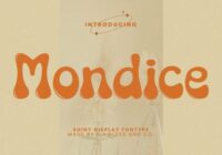 Mondice Font - Featured Image