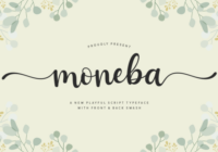 Moneba Font - Featured Image