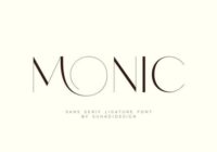 Monic 1 Font - Featured Image