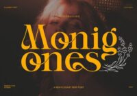 Monigk Ones Font - Featured Image