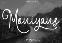 Moniyans Font - Featured Image