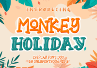 Monkey Holiday Duo Font - Featured Image