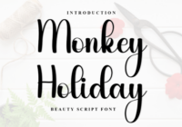 Monkey Holiday Font - Featured Image