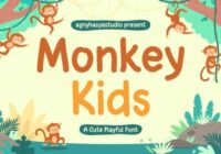 Monkey Kids Font - Featured Image