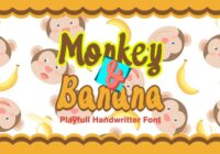 Monkey and Banana Font - Featured Image