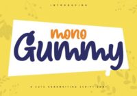 Mono Gummy Font - Featured Image