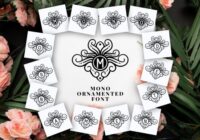Mono Ornamented Font - Featured Image