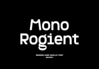 Mono Rogient Font - Featured Image