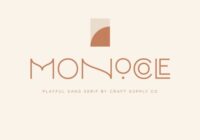 Monocole Font - Featured Image