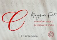 Monogram C | Monofont Caps C Font - Featured Image
