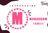 Monogram Family Font - Featured Image
