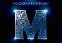Monogram Font Family Font - Featured Image