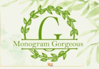 Monogram Gorgeous Font - Featured Image