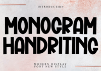 Monogram Handriting Font - Featured Image