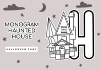 Monogram Haunted House Font - Featured Image