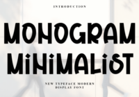 Monogram Minimalist Font - Featured Image
