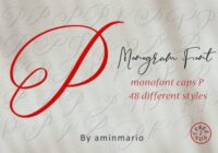 Monogram P | Monofont Caps P Font - Featured Image