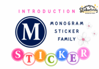 Monogram Sticker Family Font - Featured Image