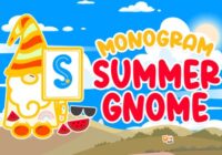 Monogram Summer Gnome Font - Featured Image