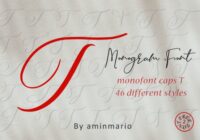 Monogram T | Monofont Caps T Font - Featured Image
