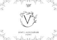 Monogram Vine Letter Font - Featured Image