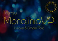Monolinia Font - Featured Image