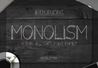 Monolism Font - Featured Image