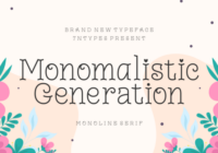 Monomalistic Generation Font - Featured Image